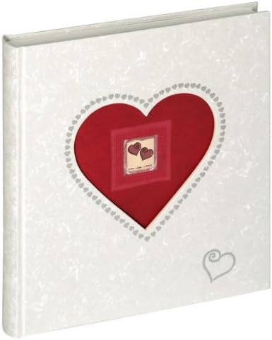 walther designPhoto Album White 29 x 32 cm with Punched Cover and Embossing, Wedding Album Dream UH-117
