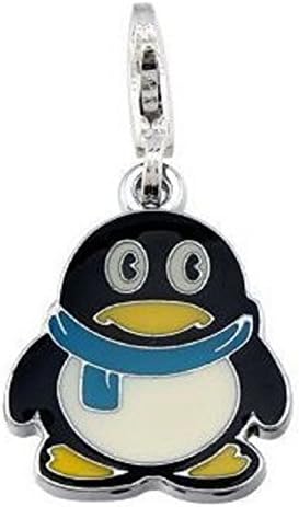 Juicy Jewellery Cute Clip On Christmas Penguin Charm