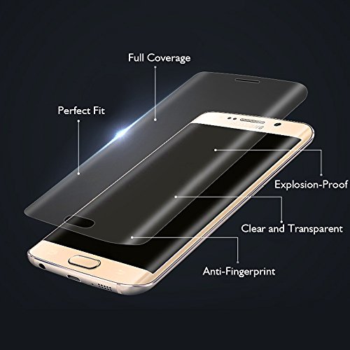 Protector Pantalla S6 Edge TEFOMATE Cristal Vidrio Templado Protector de Pantalla Completa Tempered Glass Screen Protector para Samsung Galaxy S6 Edge 5 1 Curvado 3D - Transparente reviews Protector Pantalla S6 Edge TEFOMATE Cristal Vidrio Templado Protector de Pantalla Completa Tempered Glass Screen Protector para Samsung Galaxy S6 Edge 5 1 Curvado 3D - Transparente