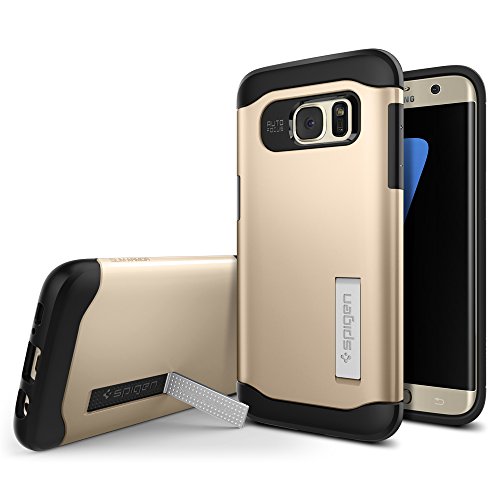 Spigen Slim Armor - Funda para m vil Samsung Galaxy S7 Edge color dorado reviews Spigen Slim Armor - Funda para m vil Samsung Galaxy S7 Edge color dorado