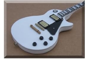 ARTSTUDIO35 Kid Rock Guitare miniature Gibson Les Paul White Ivoire