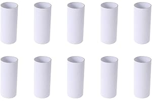 Sewroro Lot de 30 tubes en carton blanc - Pour bricolage - 4 x 10 cm