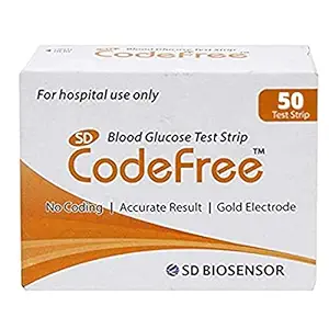SD Biosensor Codefree Strips, 50 Count (White)