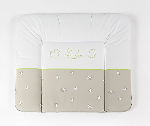 Preisvergleich Produktbild Träumeland TT13115 Wickelauflage Schaukelpferd, Bezug aus Wasserdichter, Phtalatfreier PVC-Folie, 75 x 85 cm, grün