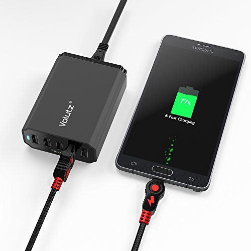 Volutz Micro USB Kabel, 3er Pack (3x 1m), nylonummanteltes Ladekabel, Quick Charge & Sync für Android Geräte, Samsung, Huawei, HTC, Sony u.v.m. – Equilibrium Serie - 2