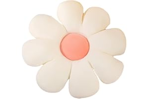 NatureMan Poduszka podłogowa w kształcie kwiatu, poduszka w kształcie stokrotki, urocza poduszka do siedzenia, pluszowa poduszka na krzesło, dekoracja domu dla dziewcząt, kobiet, do czytania, sypialni