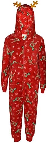 A2Z Onesie One Piece Kids Christmas Rudolph Pyjamas Jumpsuit Girls Boys
