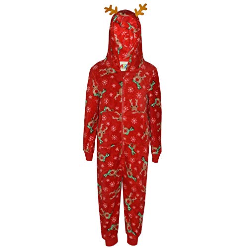 A2Z Onesie One Piece Kids Christmas Rudolph Pyjamas Jumpsuit Girls Boys