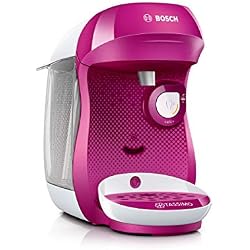 Bosch Electroménager TAS1001 Happy Machine à café, 1400 W, 0.7 litre, Rose