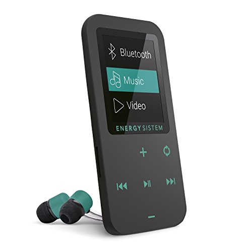 Energy Touch - Reproductor MP4 (Bluetooth, 8 GB, botones táctiles, radio FM, microSD), menta