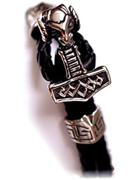 etNox by ECHT - Thor's Hammer - Lederarmband - Edelstahl