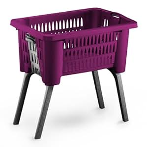laundry basket on legs