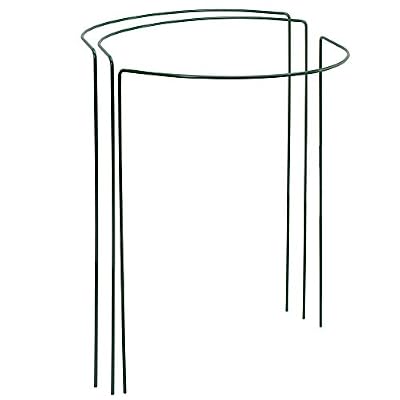 COM-FOUR® 3x porte-fleurs et vivaces, pour fleurs, vignes et vivaces, semi-circulaires, 55 x 39,5 cm (03 pièces - 55 x 39,5 cm)