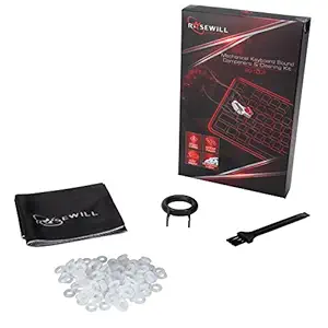 Rosewill Mechanical Keyboard Rubber O-Rings, Switch Sound Dampener compatible w/Cherry MX and Kailh Switches, 120 pcs - RO-100T