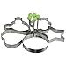 Produktbild Dianoo 5PCS Gute Qualität Rostfreier Stahl Pfannkuchenform Schimmel Ring Kochen Gebraten Ei Former, 5PCS