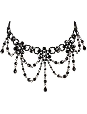 Trachtenschmuck * Trachtenkette Perlen * Damen Dirndlkette * Kropf-Perlenkette nostalgisch * Oktoberfest Dirndl-Schmuck...