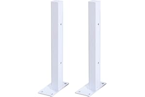 Pxzybd 2 Soportes De Metal para Estantes,10cm 15cm 20cm 25cm 30cm 35cm 40cm Soporte De Estante Industrial, Soporte Estanteria para Paredes, Escuadras Baldas Decorativos, Blanco,White-30cm/11.8in