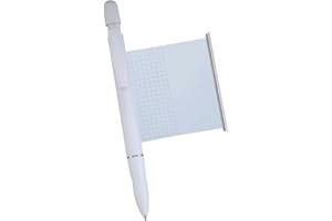 ‎JADANI Kugelschreiber mit Spickzettel weiss - Made in Germany