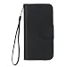 Produktbild Samsung Galaxy S7 / G930F Hülle, Chreey [Einfach Elegant] PU Lederhülle Magnetische Flip Case Brieftasche Handytasche Matt Schutzhülle mit Standfunktion Kartenfächer [Schwarz]