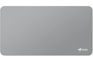 FLASLD Sotto-Grill Mat, 80 x 150 cm, ignifugo e impermeabile, per griglie a carbone, griglie a gas, friggitrici e fumatori, coperta protettiva e tappetino da patio, grigio argento