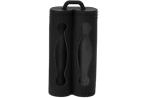 SHUXIN Silicone Case Sleeve Protective Skin Cover Storage Bag for 2X 18650 Battery