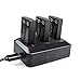 Price comparison product image Parrot MiniDrone Battery, Morpilot 600mAh 3.7V 20C Li-po Battery Charger 3 Port Rapid Charger for Parrot Mambo, Swing, Airborne Night, Airborne Cargo, Jumping, Hydrofoil and Rolling Spider (3 Pack)