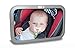 Back seat car mirror for baby Wobble free mounting Baby and mum reassurance Shatterproof Supersized convex view