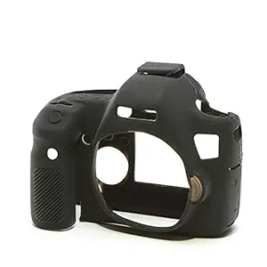 IJJA Camera Silicone body Protective Camera Case Cover Compatible with Canon 6D Black
