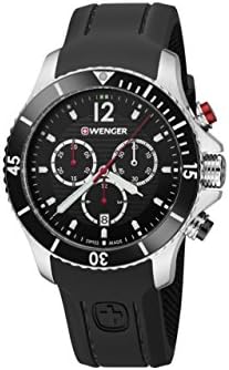 WengerWegner Unisex Analogue Quartz Watch with Silicone Strap 01.0643.108
