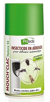 Mouch'clac - i710 - Recharge insecticide naturel au pyrèhtre pour diffuseur i360tc 25 Natura