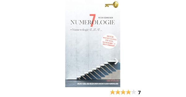 Numerologie 7 Numerologie 17 27 37 Ebook Schneider Peter Amazon De Kindle Shop