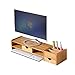 Produktbild Computer-Monitor Erhöht Regal Lange Doppelschublade Erhöht Regal Finishing Rack (70x19x13cm)
