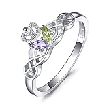 Sterling Silber aus 92,5% reinem Silber, gemischt mit Legierungen, um Härte und Haltbarkeit zu erhöhen. Rhodiumbeschichtung sorgt für einen lang anhaltenden Glanz. Beschriftet als 