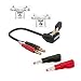 Produktbild DS24 Ladeadapter für DJI Phantom 2 / 3 Akku Ladekabel mit Kontaktschutzstecker LiPo Balancer Kabel