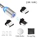 Produktbild Magnet USB Kabel 3-in-1 Magnetisches LadekabelKeine No-Sync-Daten | MicroLightType C USB C Aufladen von Adapter mit 1 Magic Cable Halter für Android Phone