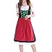 Produktbild Eternali 3 Teilig Mittelalter Kleidung Damen Bier Kellner Kostüm Kleid Schürze Dienstmädchen Partykleid Karneval Cosplay Rollenspiel Festliche Kleider