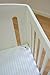 Start-Rite Brook Rocking Cot 3 with 3 Position Mattress Base (Ivory)