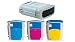 Produktbild 4x Tinte SPARSET Multipack kompatibel zu HP DesignJet 10 PS / DesignJet 120 / NR / PS / PSN / DesignJet 130 / DE / GP / NR / R / DesignJet 20 PS / DesignJet 30 / GP / N / DesignJet 50 PS / DesignJet 90 / GP / R, 1x black / schwarz, 72ml, 1x rot / magenta, 1x blau / cyan, 1x gelb / yellow, für je 29ml, ersetzt HP C5016A / Nr. 84, C9425A / Nr. 85, C9426A / Nr. 85, C9427A / Nr. 85