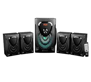 Zebronics Multimedia Speaker 4.1 with Bluetooth, SD Card, USB, AUX Support, FM and Remote Control - Opera