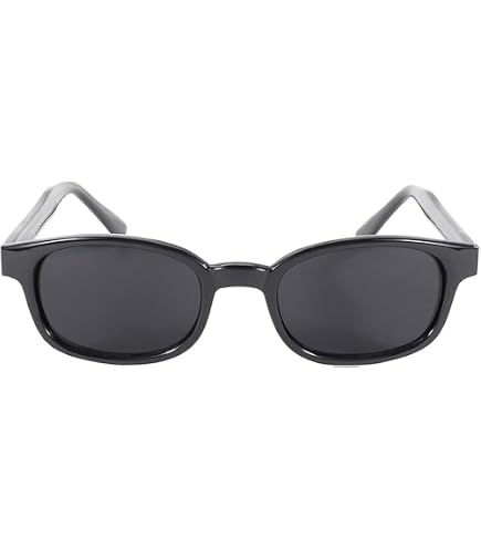 Lunettes De Soleil KD's 21112 Noir Mat - Verres Jaunes UV400 - Style Sons Of Anarchy