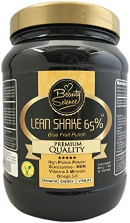 Beauty Science Lean Shake 65% (Blue Fruit Punch) is designed to reduce body fat and to improve the biomotor abilities power to weight ratio, agility, speed and/or endurance.