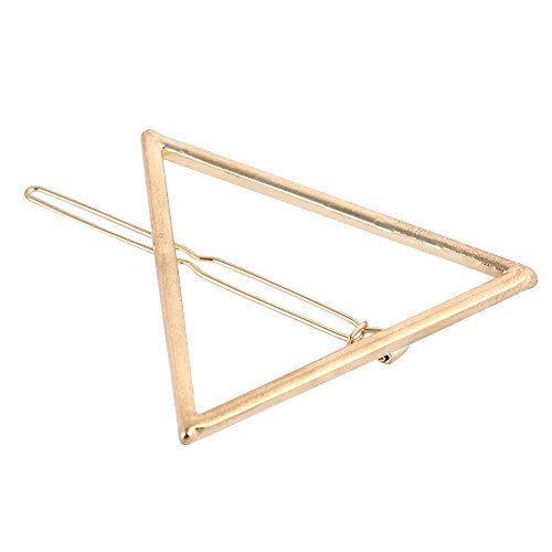 Contever® Elegant Dreieck Haarclips Haarschmuck hair accessories Pack 2 (Golden + Silber) - 6