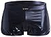 Produktbild Verano Wetlook Shorts Herren - Vinyl Wetlook Shorts, Schwarz, L