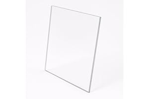 GOYAPRINT Metacrilato Transparente 5mm Plancha de Acrílico Incoloro Lámina de Plástico Duro para Uso Interior y Exterior, Ideal para Manualidades, Decoración, Bricolaje (1, 42 x 59,4 cm)