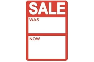 AUDIOPRINT LTD. Audioprint Ltd Sale was/Now Stickers - 500 Pack - 65mm