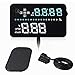 Produktbild Universal 3,5 ' ' Car HUD-Head-Up Display Multi-Color Windschutzscheibe Screen Projektor Fahrzeug Speed & GPS Navigation Compass, Plug & Play