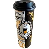 Ayg&uuml;n Excodi Cup - [ CUP] 12oz Black Lid Cardboard Cup - 300 ml - 100 Pieces Quality Coffee Cup, Leak Proof, Hand Proof