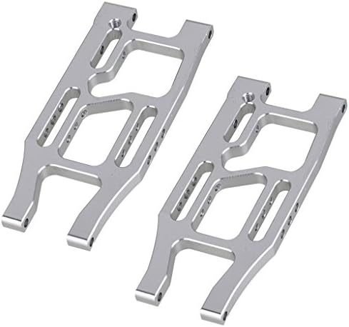 Yiguo 2pcs BMT0005 Aluminum Rear Suspension Arm for HPI BULLET3.0 ST / MT RC 1:10 Truck Upgrade Parts Sliver