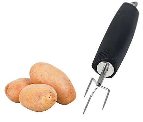 Lurch 230170 Tango Pellkartoffelgabel, schwarz - 2