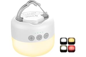 Siivton Camping Lantern: Rechargeable Camping light - 5200mAh Power Bank Charger, IP65 Ultral Bright Camping Lamp Outdoor Tent Light for Hiking Fishing Camp